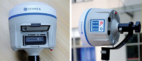 Пример установки GNSS приемника STONEX S10 N под углом